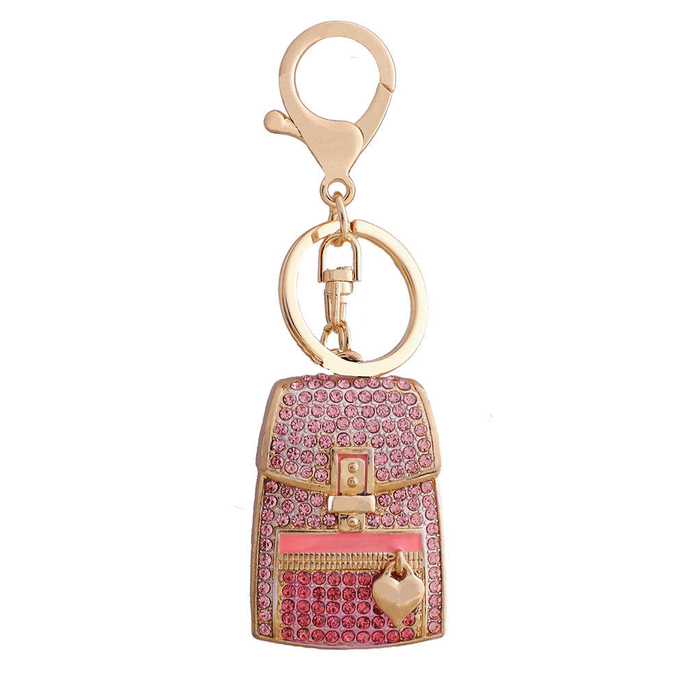 Wholesale Diamond Bag Alloy Keychain